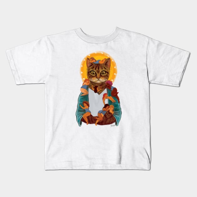 cat lady Kids T-Shirt by samanta flôor